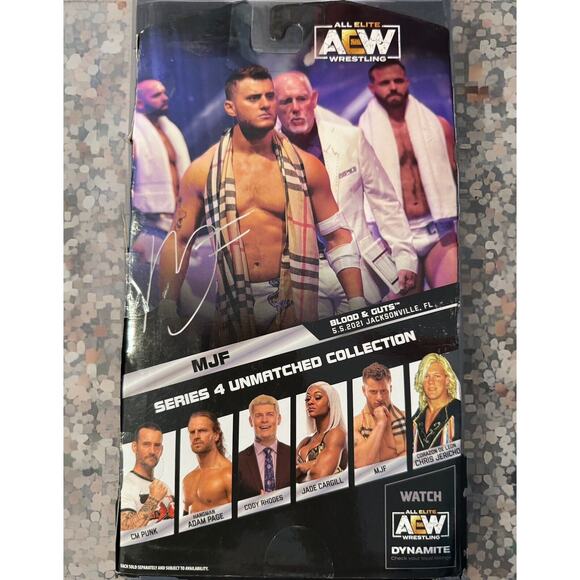 ACTION FIGURE All Elite AEW Wrestling Unmatched MJF Collectible #29 Series 4 - Picture 2 of 3